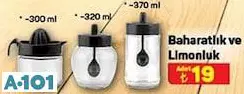 BAHARATLIK 300+320+370 ML / ELMAS KULPLU BIÇAK BAHARATLIK 300+320+370 ML / ELMAS KULPLU BIÇAK